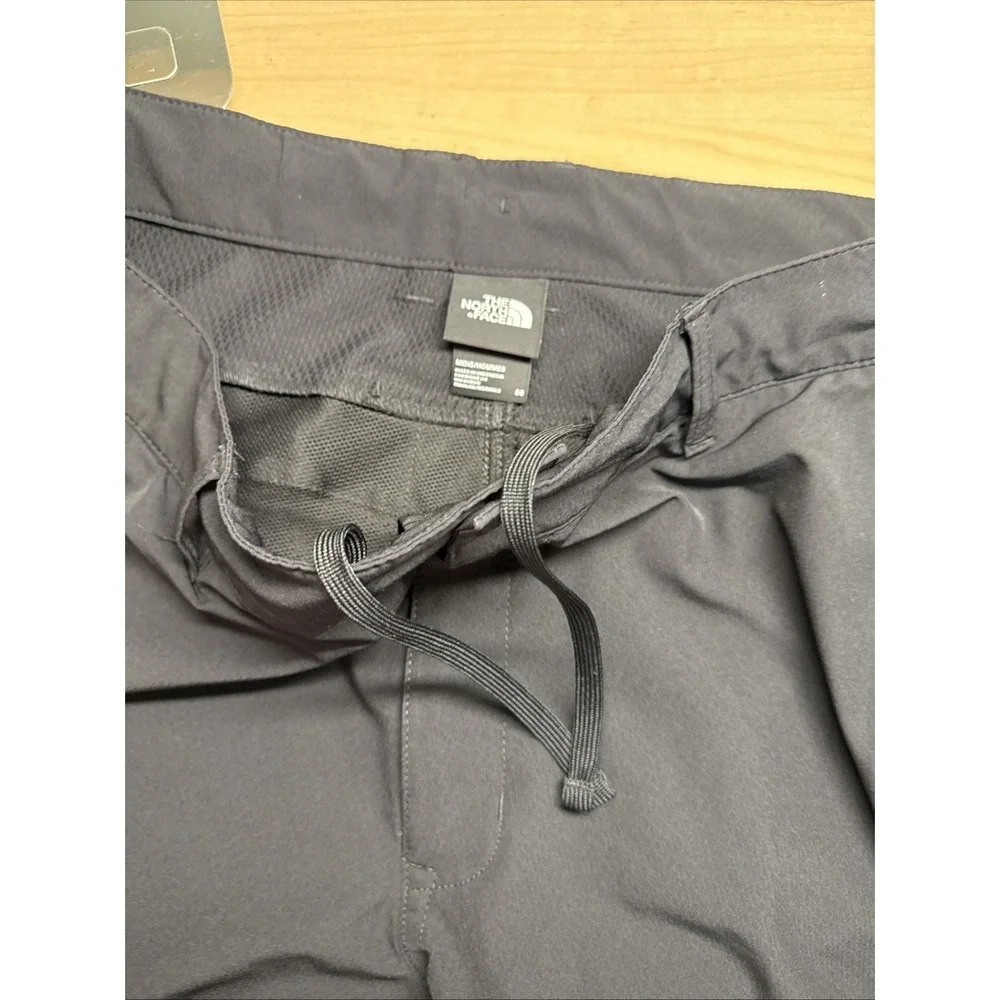 North Face FlashDry Chino Shorts Black Packable Hiking Quick Dry Travel Mens 38